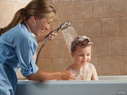 A new twist on bathroom basics