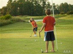 Families swinging into summer with golf vacations
