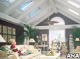 Skylights in Rooms where seniors read and work are especially helpful for aging eyes