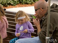 image father and small children
