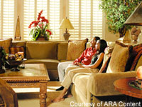 Keep Summer Heat Outside with Shutters Inside