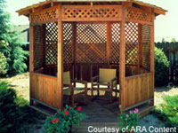 Historic and Romantic Gazebos Offer a Quiet Retreat