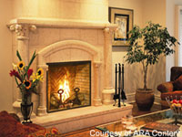 Looking to Dress up the Fireplace? Just Add Jewelry!
